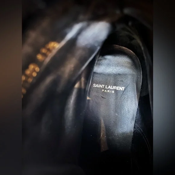 YVES SAINT LAURENT COMMANDO BOOT - Picture 10 of 14